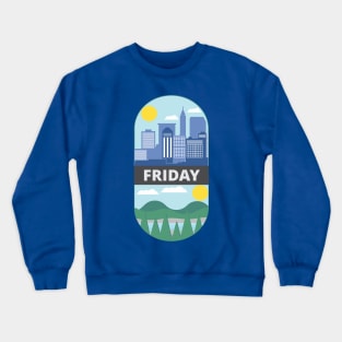 Work Then Holiday Crewneck Sweatshirt